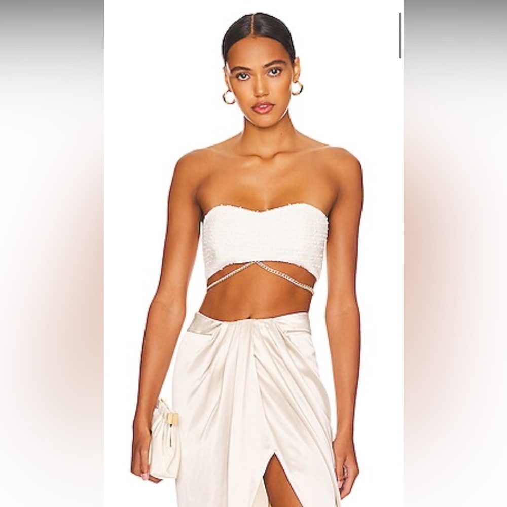 Retrofete Loris Bra Top White